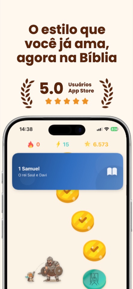 Tela do app Verbo