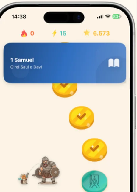 Tela do app Verbo